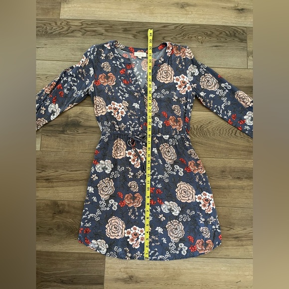 LOFT OUTLET Flower Print Short Dress - Picture 1 of 16